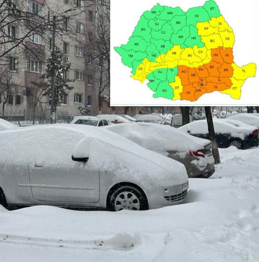 Val de aer polar în România! Lista zonelor în care va ninge