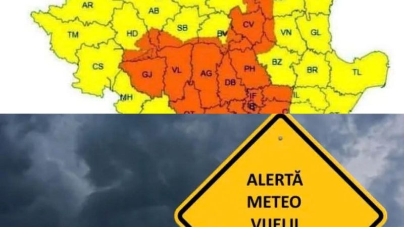 Vremea se răcește brusc în România! Zonele unde se anunță vânt puternic, ploi și lapoviță