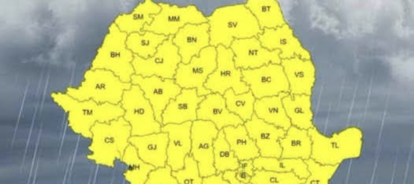 Prognoza meteo ANM pentru sâmbătă, 5 septembrie: Meteorologii anunță vijelii și grindină