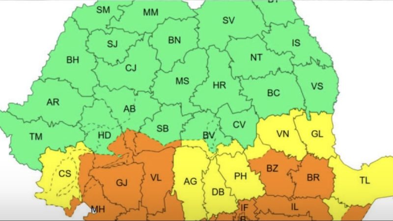 Val de aer polar în România! Lista zonelor în care va ninge